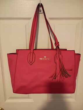 Simply Southern Pink Tote Bag with Tassel NWOT Never Used
